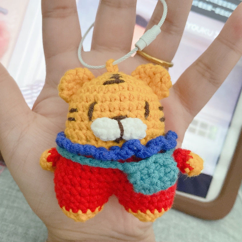 Fashion Handmade Diy Crochet Pendant Keychain