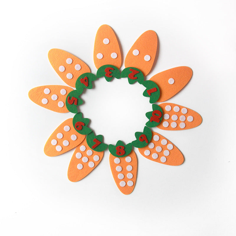 Arts And More Kids DIY Kits Educational Matching Toy with numbered and dotted pieces for learning