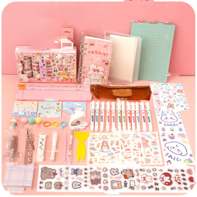 Arts And More Hand Account arts and crafts kit with stickers pens notebook and tools