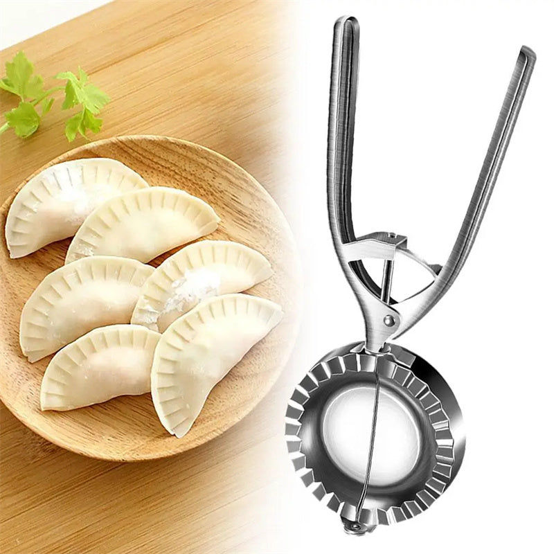Arts And More Kitchen Dumpling Mold with stainless steel design for easy dumpling preparation