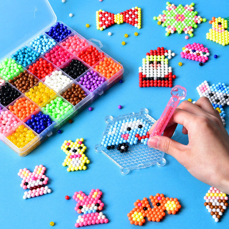Magic Beads Handmade Toy Set with colorful beads and designs for creative kids' DIY projects