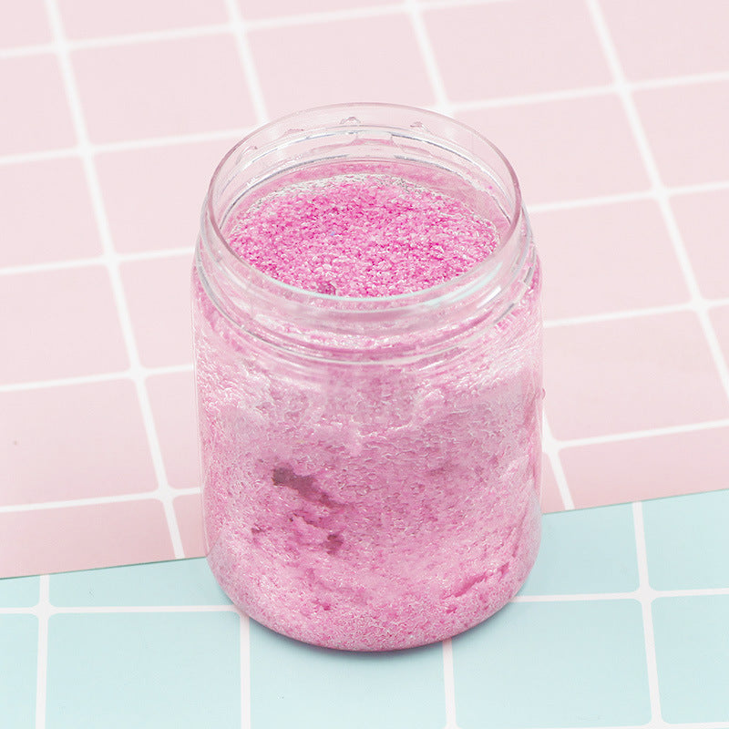 Arts And More Magic Sand in a pink jar for creative kids DIY projects