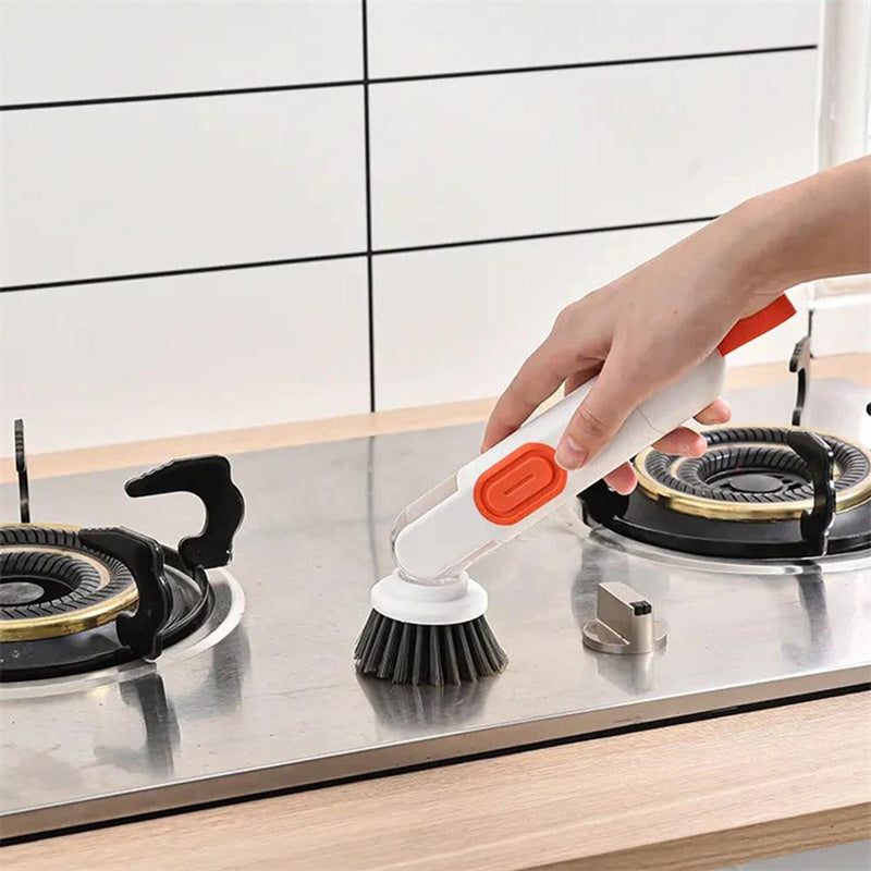 Multi-Functional Cleaning Brush designed for effective kitchen surface cleaning and maintenance