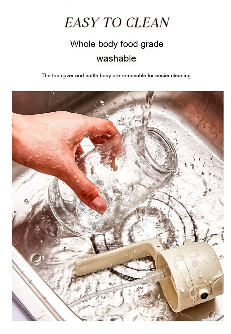 Arts And More Olive Oil Sprayer Dispenser being cleaned in a sink with running water