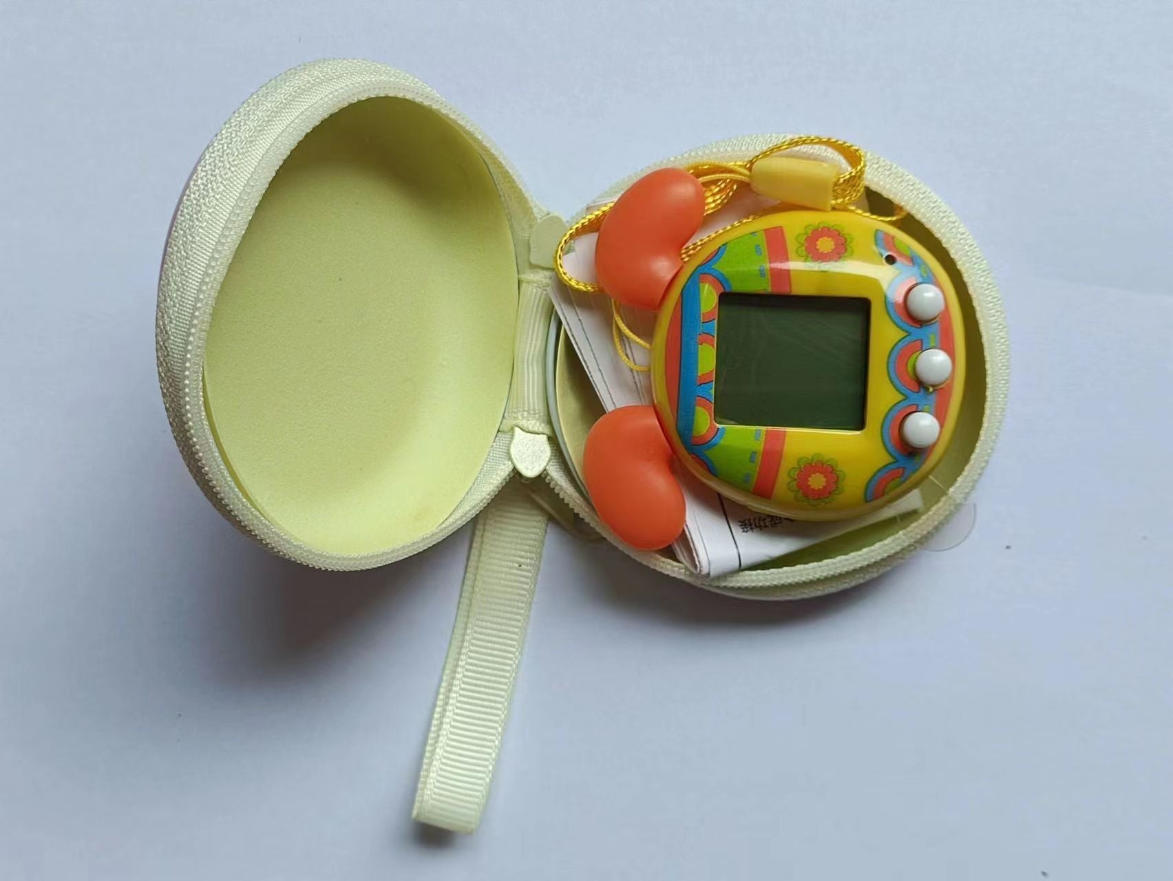 Kids DIY Kit Pet Machine Elf in a yellow case with playful design and buttons for creative fun