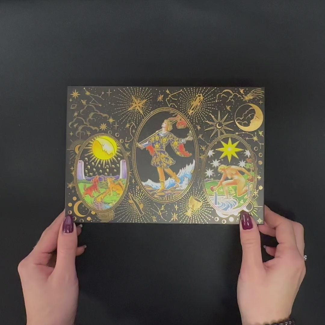 Gold Foil Tarot Gift Set — Let the Magic Begin 