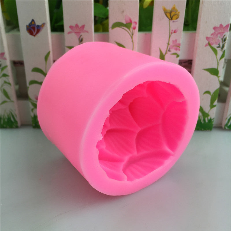 Pink floral design Soap Mold for crafting detailed soap shapes by Arts And More