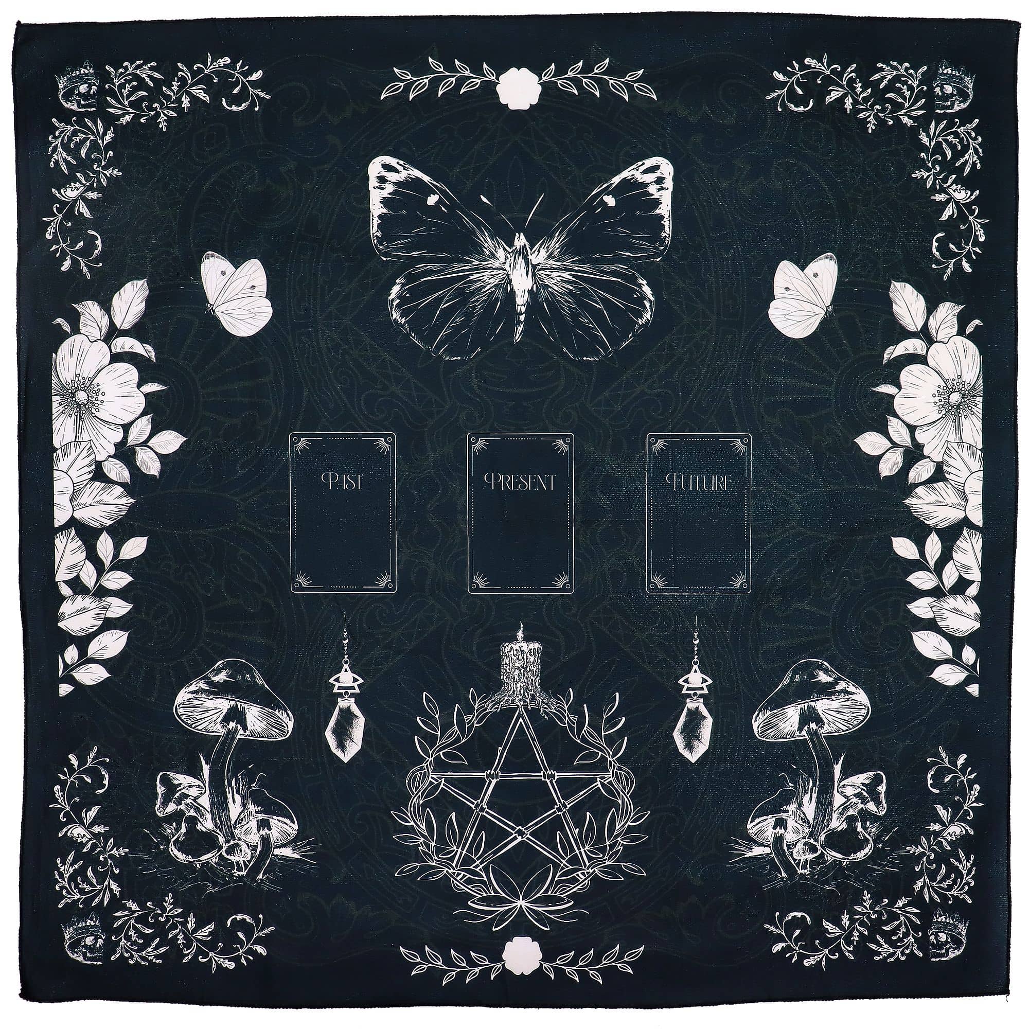 The Witch Ritual Kit with mystical designs for tarot readings