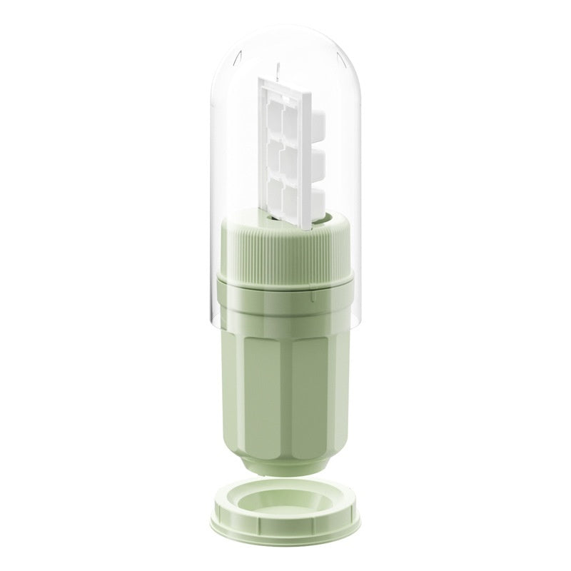 Twisting Ice Cup by Arts And More, a practical gadget for easy ice cube storage and dispensing