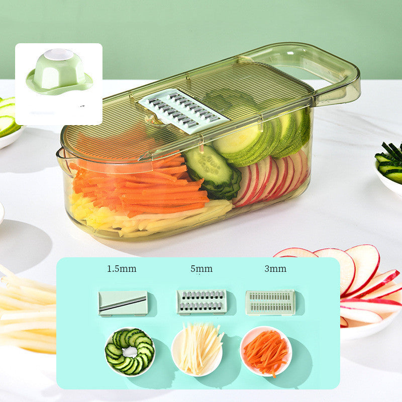 Arts And More Vegetable Cutter with multiple slicing options for preparing fresh vegetables easily