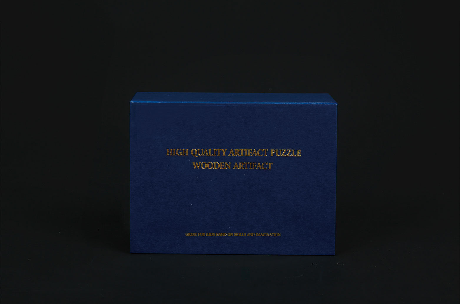 Arts And More wooden dinosaur puzzle arts and crafts kit package in blue box